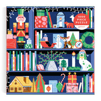Deck the Shelves 1000 Piece Puzzle in a Square Box 1000 Piece Puzzles Michael Driver 