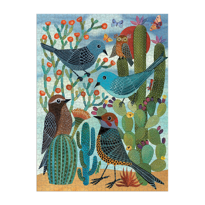 Desert Avian Friends 1000 Piece Puzzle Puzzles Geninne Zlatkis 