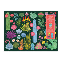 Desert Flora 1000 Piece Puzzle with Shaped Pieces 1000 Piece Puzzles Galison 