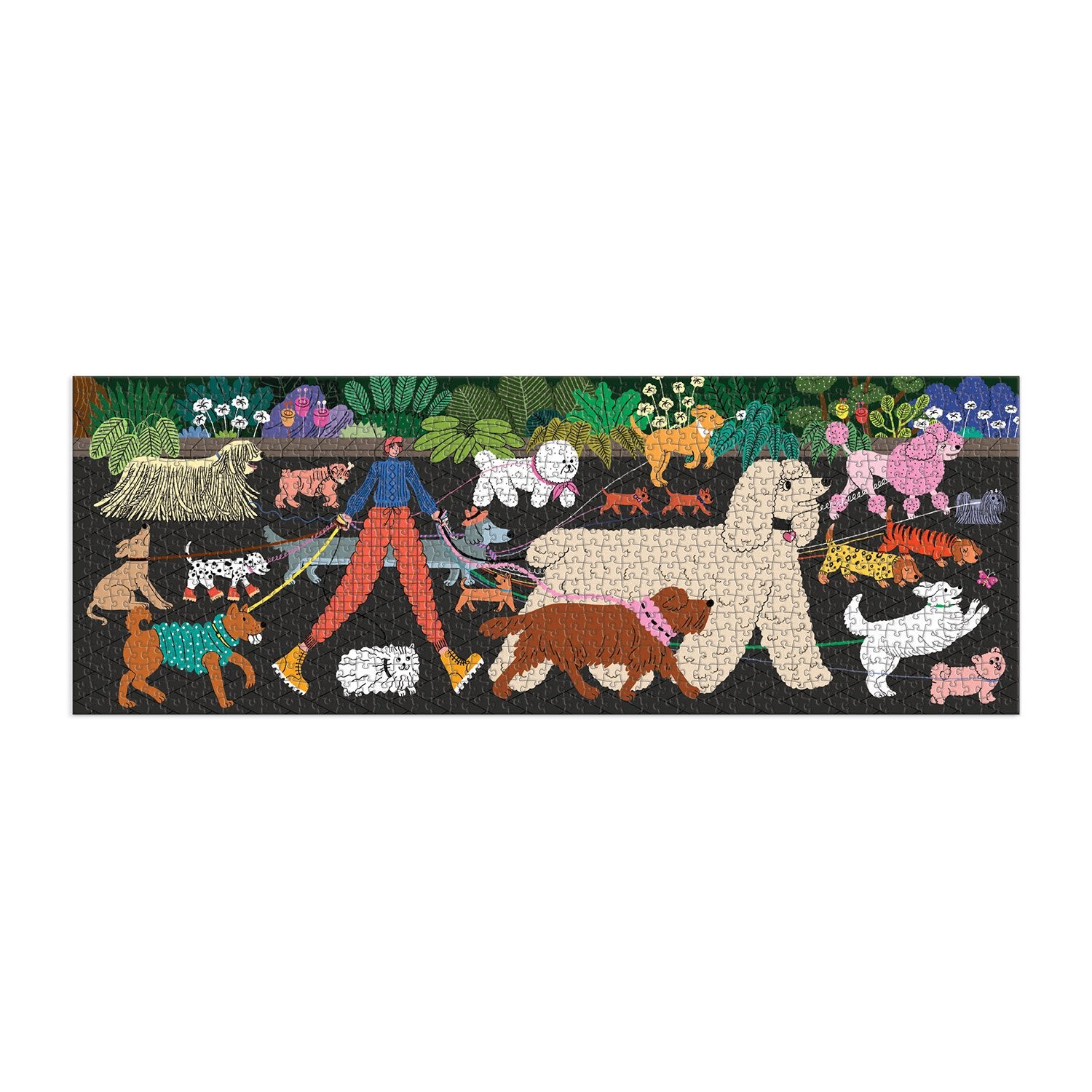 Dog Walk 1000 Piece Panoramic Puzzle | Galison