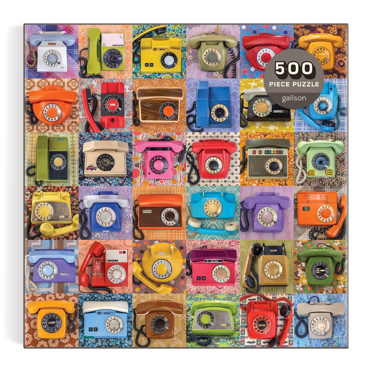 Eastern Bloc Telephones 500 Piece Puzzle 500 Piece Puzzles Troy Litten 
