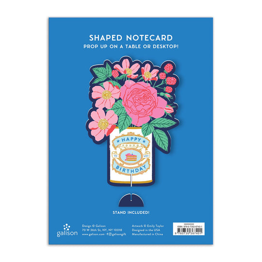 Ever Upward Birthday Shaped Notecard w/Stand Greeting Cards Ever Upward Collection 