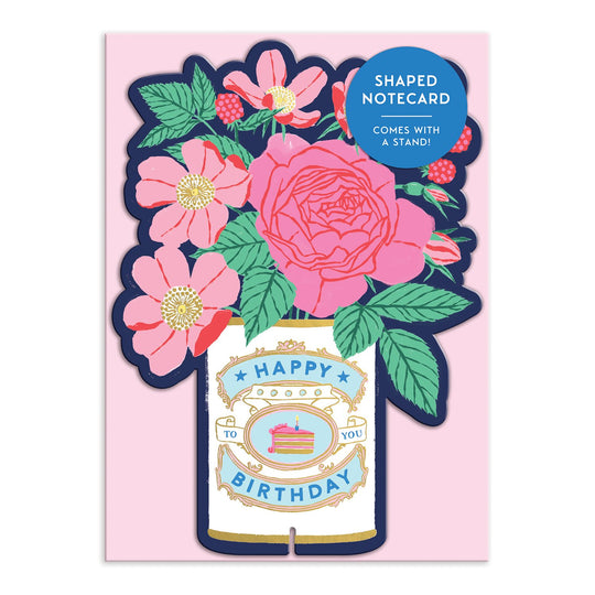 Ever Upward Birthday Shaped Notecard w/Stand Greeting Cards Ever Upward Collection 