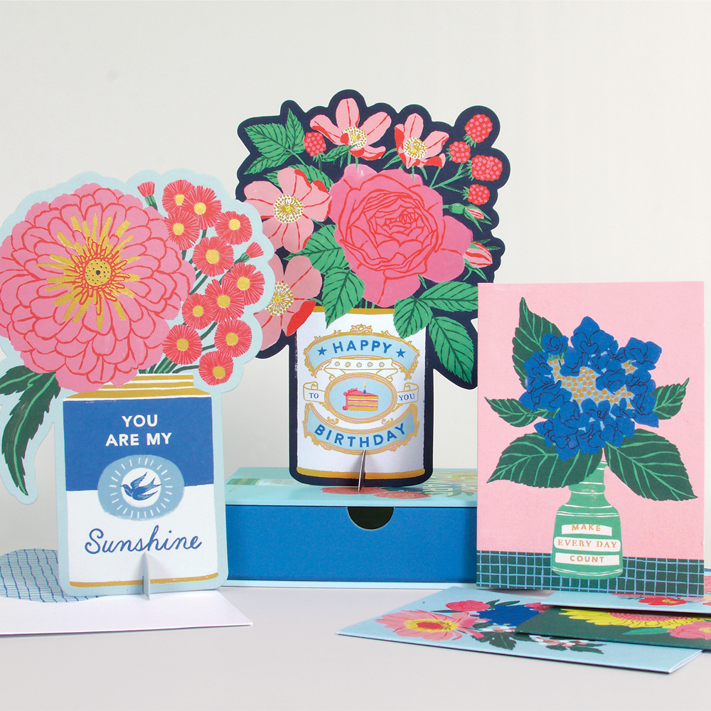 Ever Upward Birthday Shaped Notecard w/Stand Greeting Cards Ever Upward Collection 
