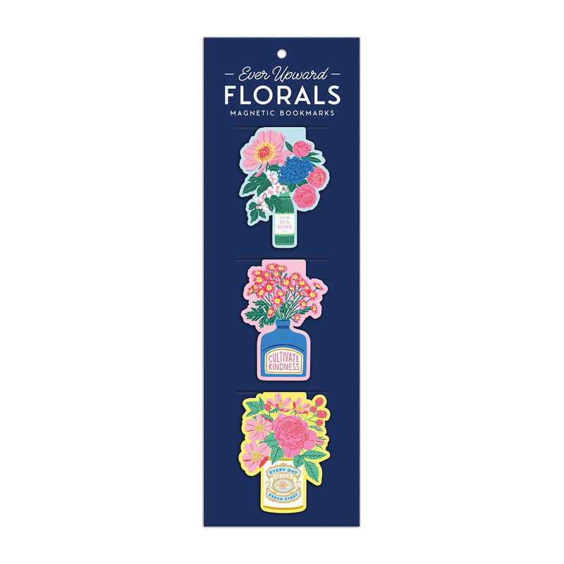 Ever Upward Florals Shaped Magnetic Bookmarks Bookmarks Ever Upward Collection 