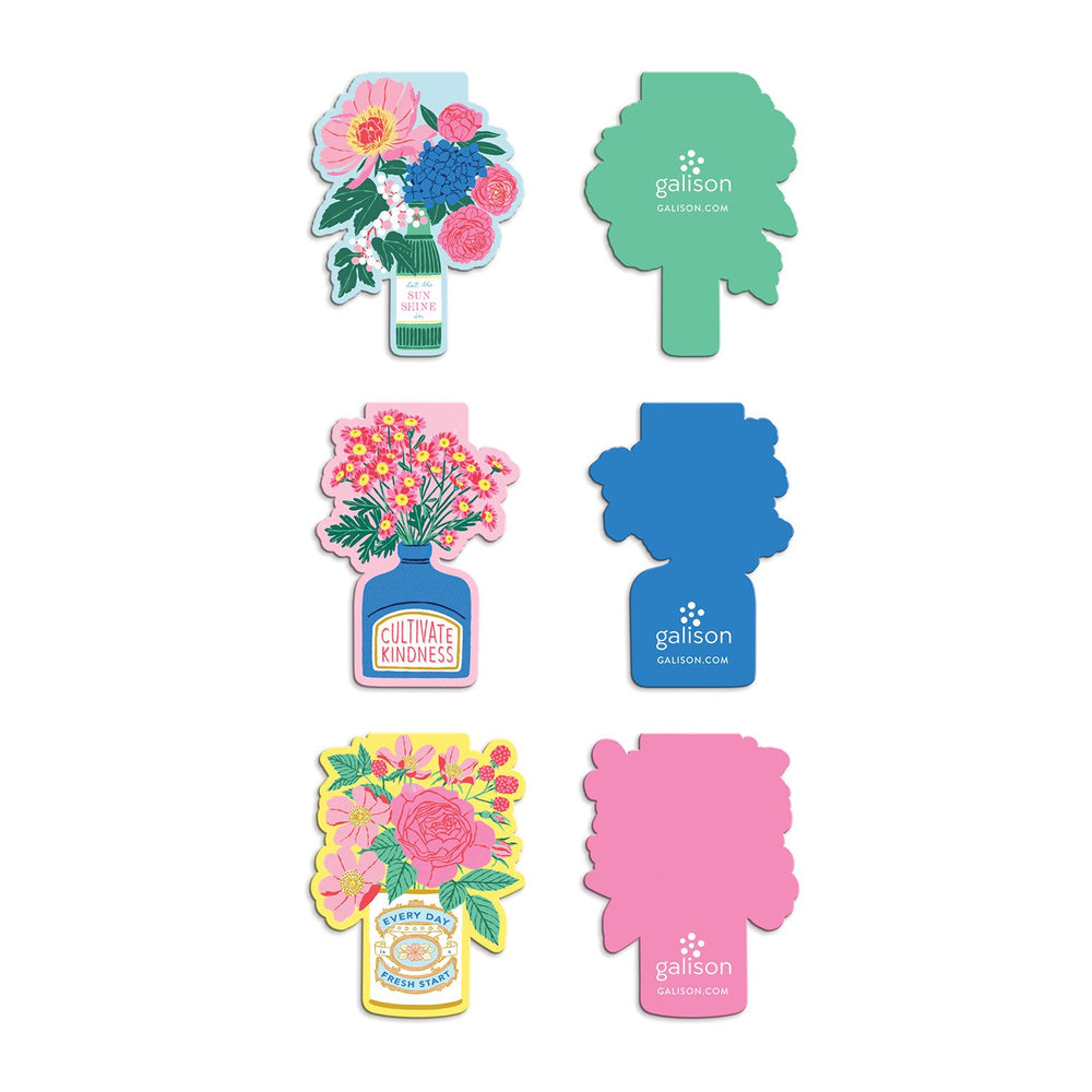 Ever Upward Florals Shaped Magnetic Bookmarks Bookmarks Ever Upward Collection 