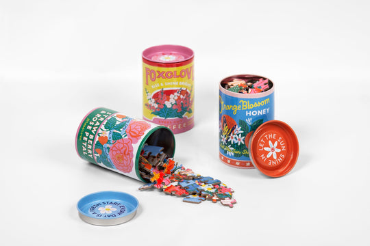 Ever Upward Set of 3 Puzzles in Tins Emily Taylor 
