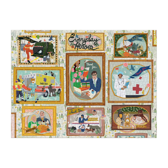 Everyday Heroes 1000 Piece Puzzle 1000 Piece Puzzles Galison 