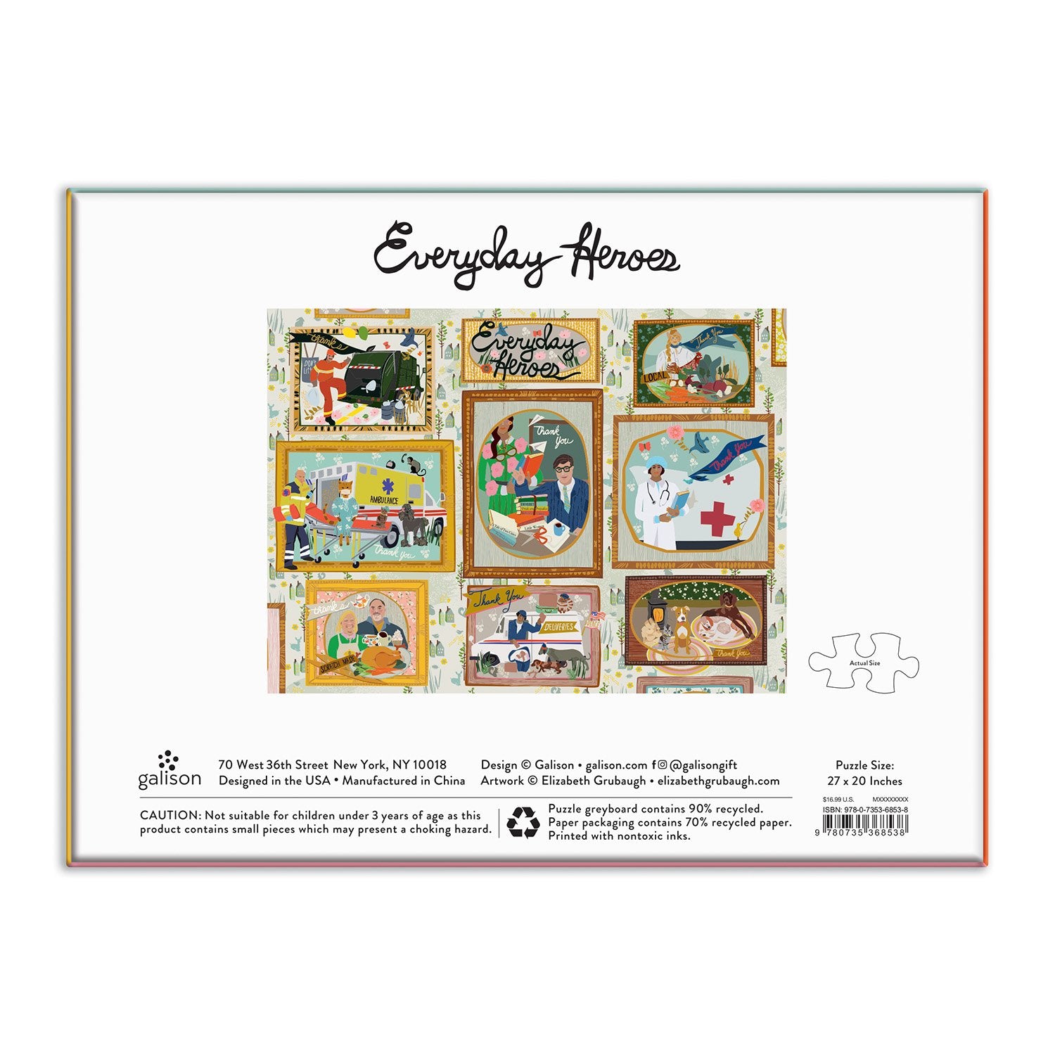 EVERLASTING HEROS 1000ピース パズル Everyday Heroes 1000 Piece Puzzle | Galison
