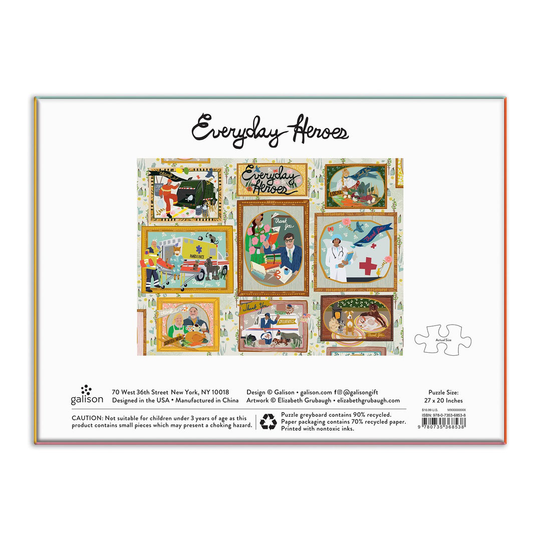 Everyday Heroes 1000 Piece Puzzle 1000 Piece Puzzles Galison 