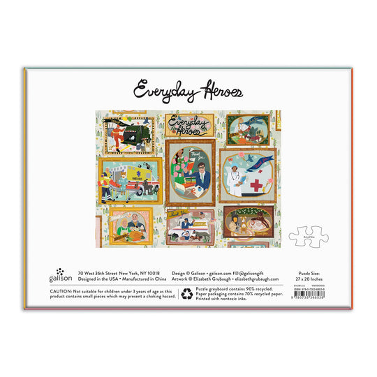 Everyday Heroes 1000 Piece Puzzle 1000 Piece Puzzles Galison 