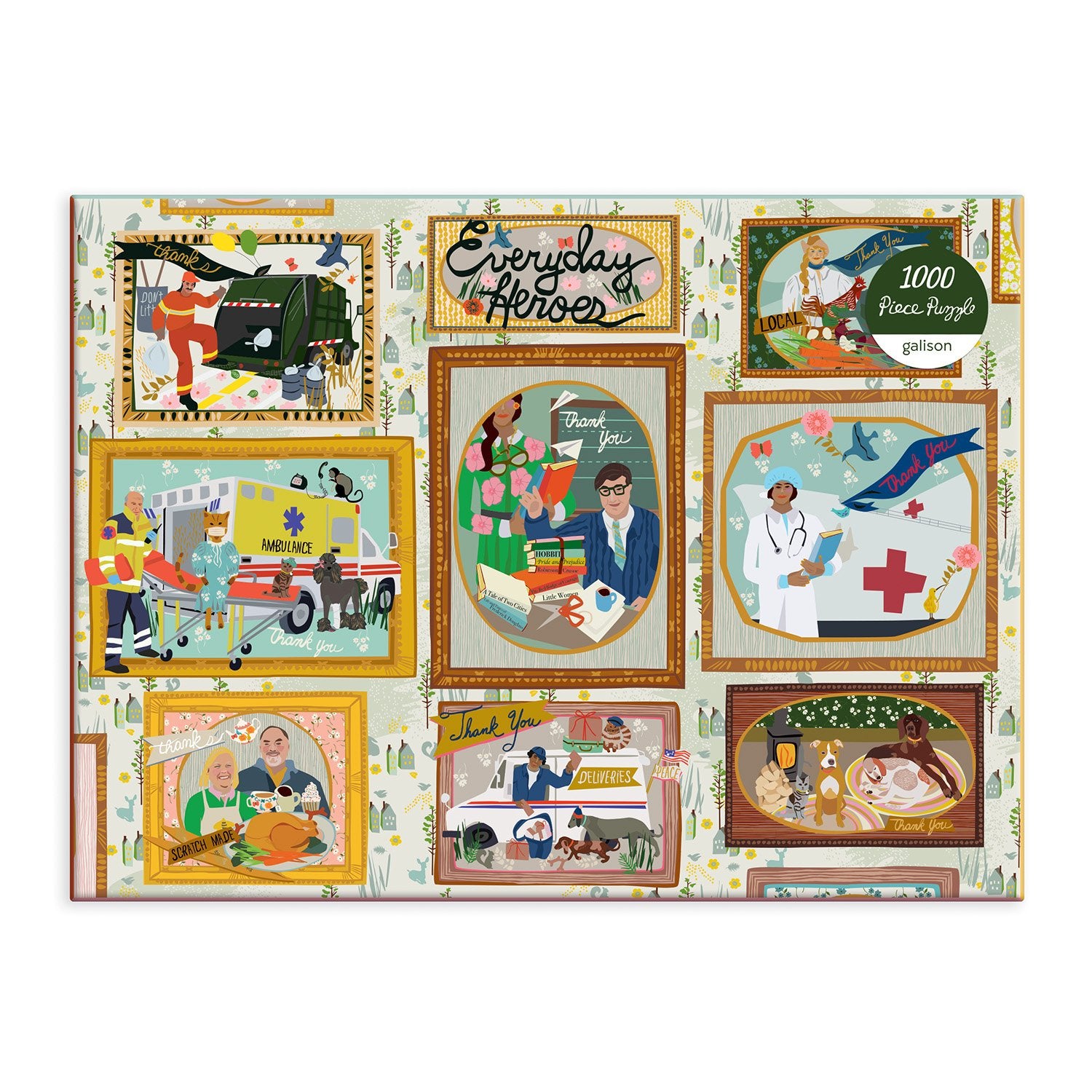 Everyday Heroes 1000 Piece Puzzle | Galison