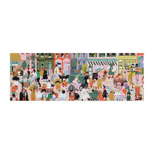 Fall Parade 1000 Piece Panoramic Puzzle Galison 