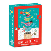 Festive Friends Mini Puzzle Holiday Mini Puzzles Galison 
