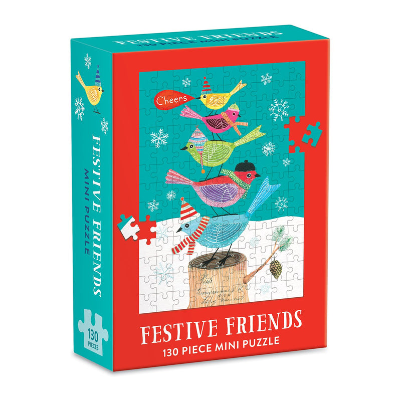 Festive Friends Mini Puzzle Holiday Mini Puzzles Galison 