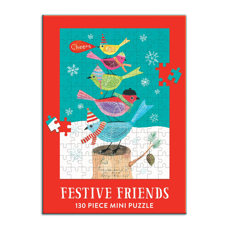 Festive Friends Mini Puzzle Holiday Mini Puzzles Galison 