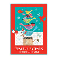 Festive Friends Mini Puzzle Holiday Mini Puzzles Galison 