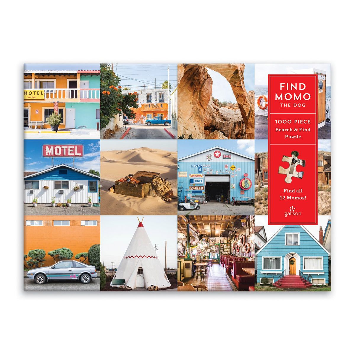 Find Momo 1000 Piece Search and Find Puzzle 1000 Piece Puzzles Galison 