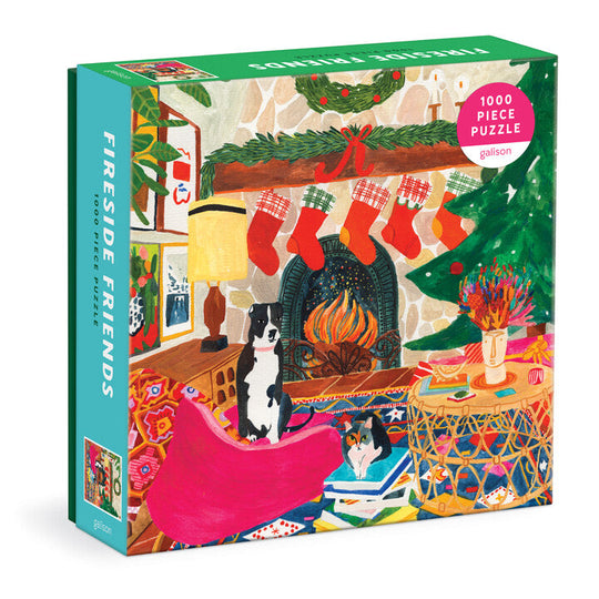 Fireside Friends 1000 Piece Puzzle Puzzles Flore Cousseran 