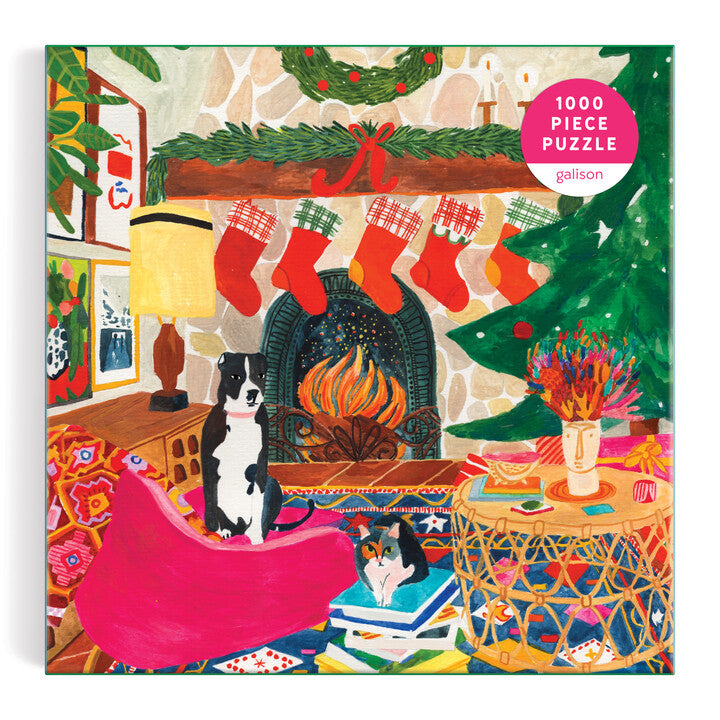 Fireside Friends 1000 Piece Puzzle Puzzles Flore Cousseran 