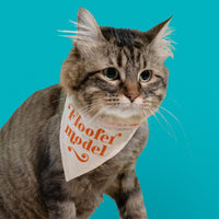 Floofer Model Small Pet Bandana Brass Monkey 