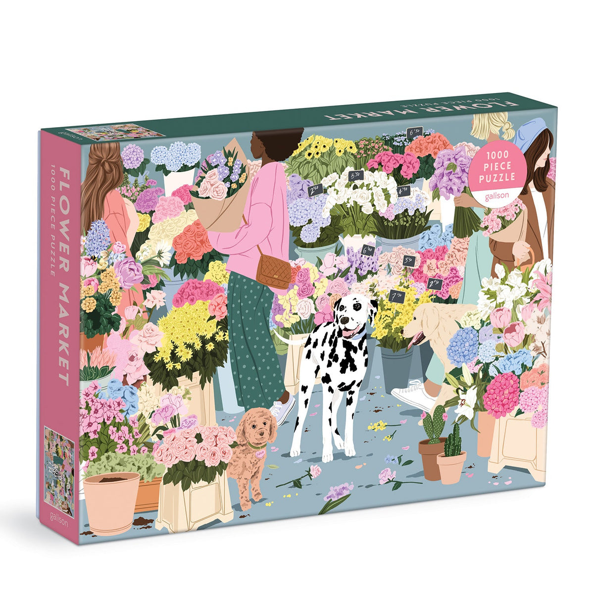 Flower Market 1000 Piece Puzzle Galison 
