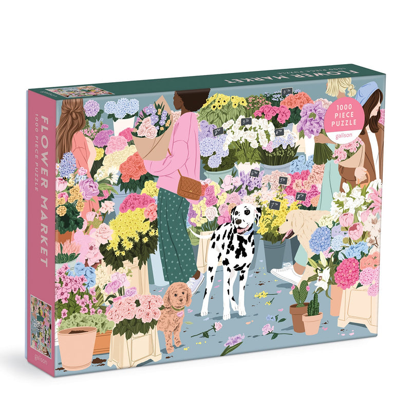 Flower Market 1000 Piece Puzzle Galison 