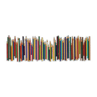 Frank Lloyd Wright Colored Pencils Shaped 1000 Piece Panoramic Jigsaw Puzzle 1000 Piece Puzzles Frank Lloyd Wright 