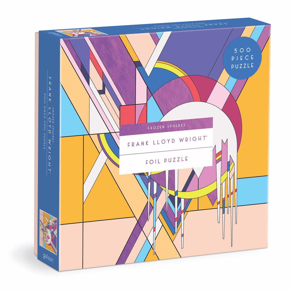 Frank Lloyd Wright Frozen Spheres 500 Piece Foil Puzzle – Galison