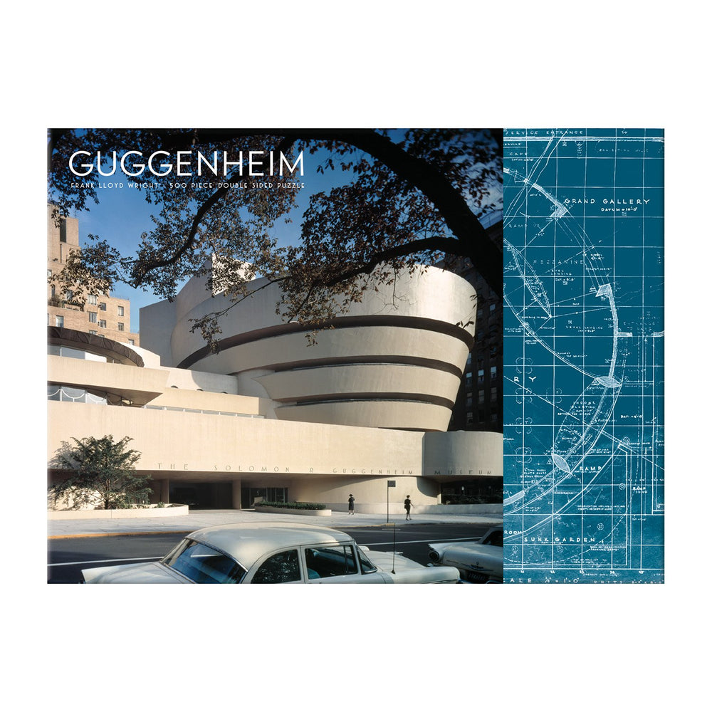 Frank Lloyd Wright Guggenheim Double Sided 500 Piece Puzzle Double Sided 500 Piece Puzzle Galison 