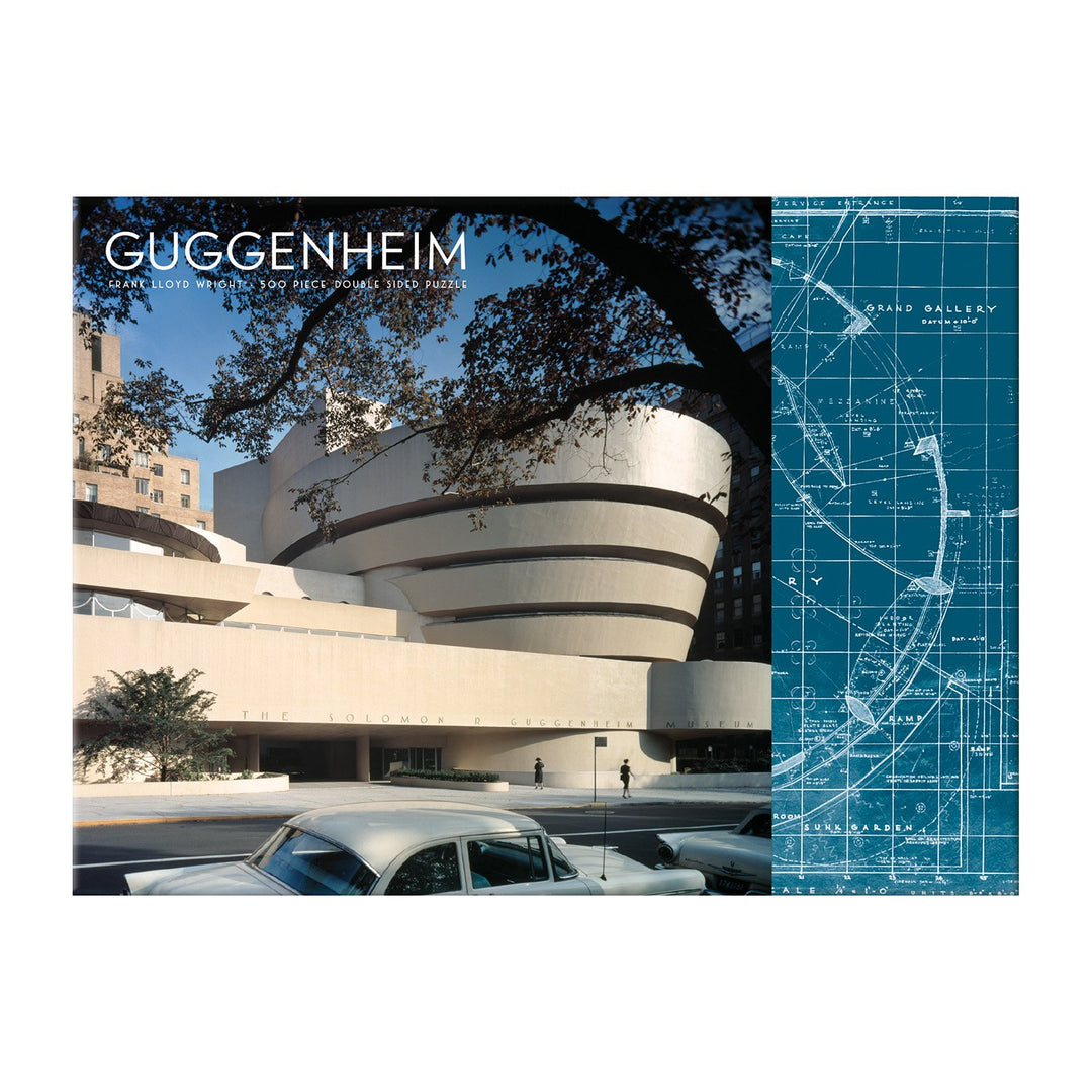 Frank Lloyd Wright Guggenheim Double Sided 500 Piece Puzzle Double Sided 500 Piece Puzzle Galison 