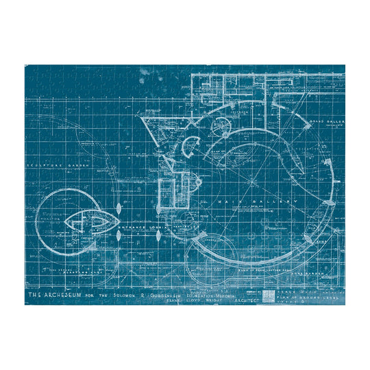 Frank Lloyd Wright Guggenheim Double Sided 500 Piece Puzzle Double Sided 500 Piece Puzzle Galison 