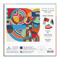 Frank Lloyd Wright Hoffman House Rug 500 Piece Puzzle with Shaped Pieces 500 Piece Puzzles Frank Lloyd Wright 