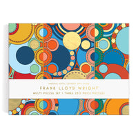 Frank Lloyd Wright Imperial Hotel Multi Puzzle Set Galison 