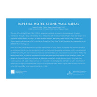 Frank Lloyd Wright Imperial Hotel Stone Wall Mural 250 Piece Wood Puzzle Games Jonathan Adler 