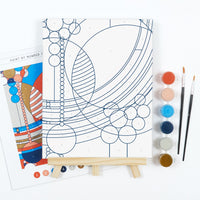 Frank Lloyd Wright March Balloons Paint By Number Kit Paint By Number Kits Frank Lloyd Wright 