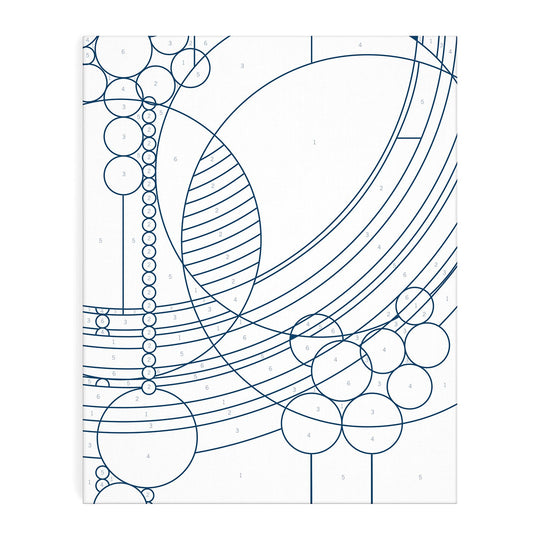 Frank Lloyd Wright March Balloons Paint By Number Kit Paint By Number Kits Frank Lloyd Wright 