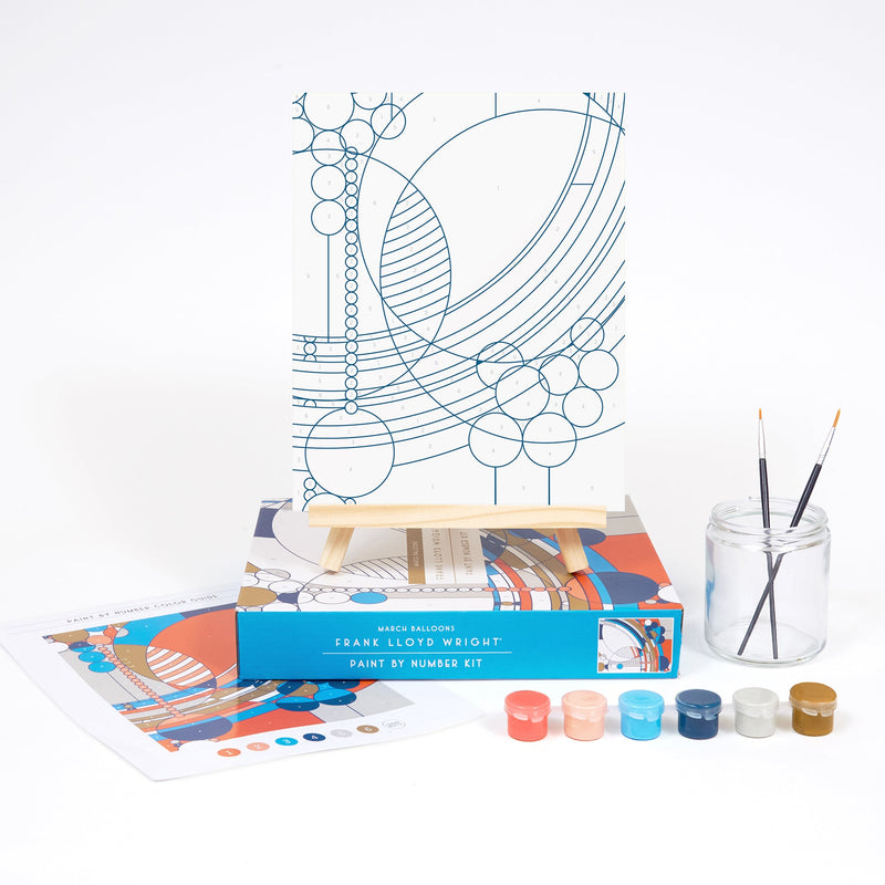 Frank Lloyd Wright March Balloons Paint By Number Kit Paint By Number Kits Frank Lloyd Wright 