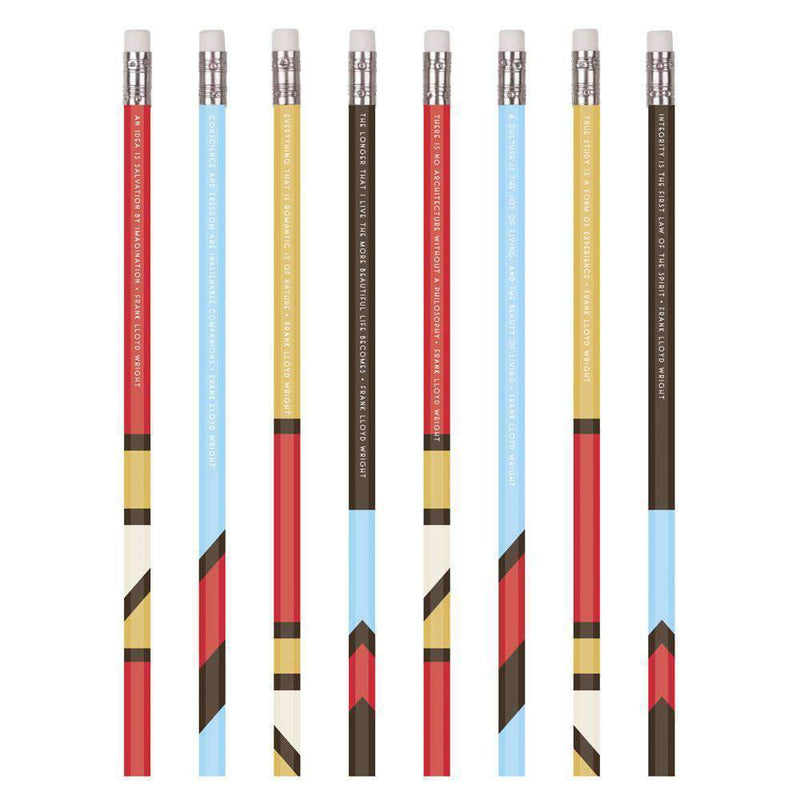 Frank Lloyd Wright Pencil Set Pens and Pencils Galison 
