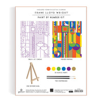 Frank Lloyd Wright Saguaro Cactus and Forms Paint By Number Kit Paint By Number Kits Frank Lloyd Wright 