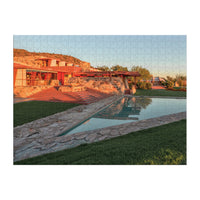 Frank Lloyd Wright Taliesin and Taliesin West 500 Piece Double-Sided Puzzle Double Sided 500 Piece Puzzle Frank Lloyd Wright Collection 