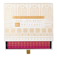 Frank Lloyd Wright The House Beautiful Greeting Assortment Greeting Cards Galison 