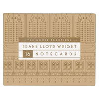 Frank Lloyd Wright The House Beautiful Greeting Assortment Greeting Cards Galison 
