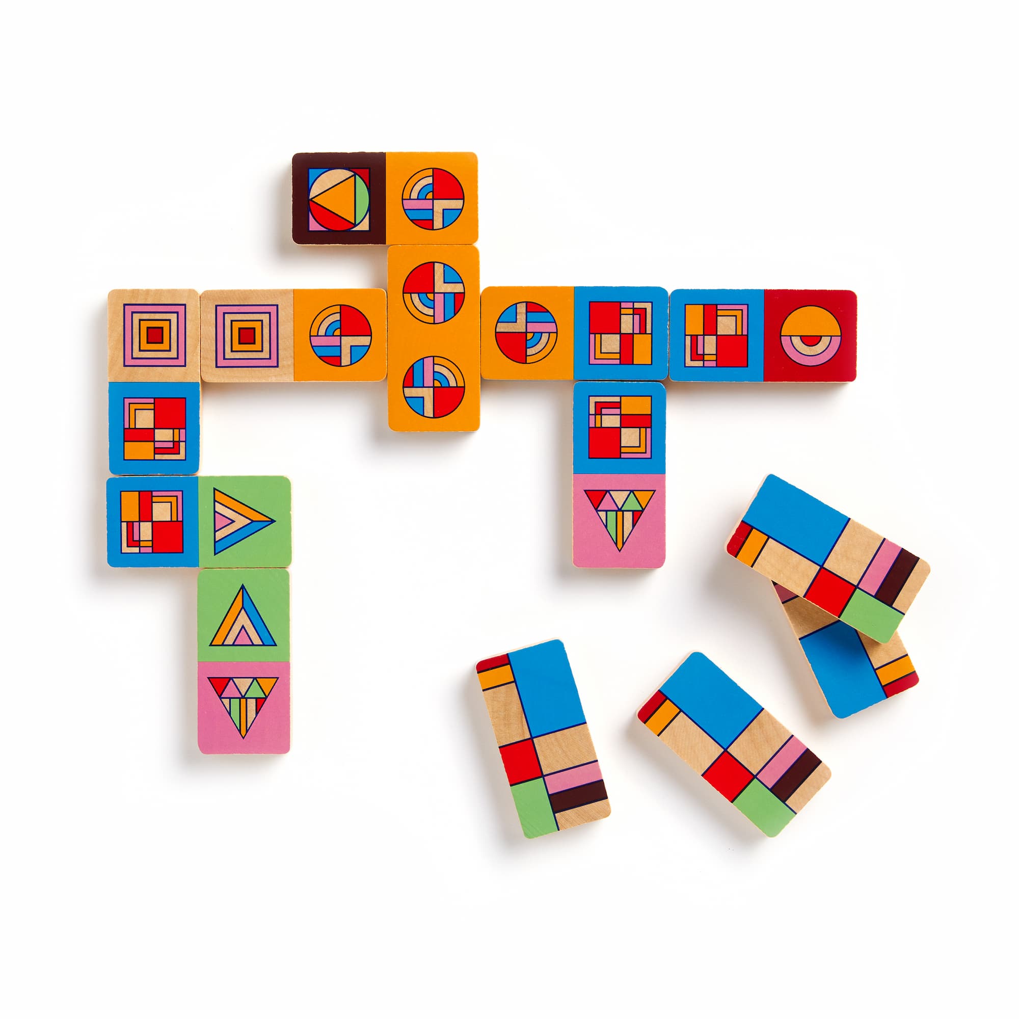Frank Lloyd Wright Wood Domino Set – Galison