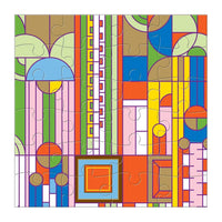 Frank Lloyd Wright Wooden Puzzle Set Wooden Puzzle Sets Galison 