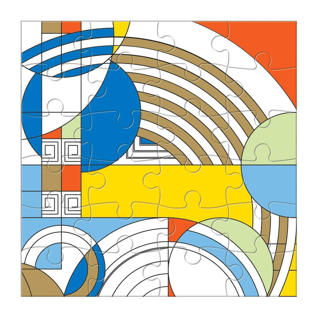 Frank Lloyd Wright Wooden Puzzle Set Wooden Puzzle Sets Galison 