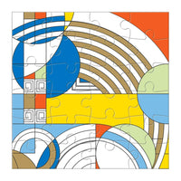 Frank Lloyd Wright Wooden Puzzle Set Wooden Puzzle Sets Galison 