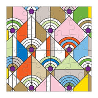 Frank Lloyd Wright Wooden Puzzle Set Wooden Puzzle Sets Galison 
