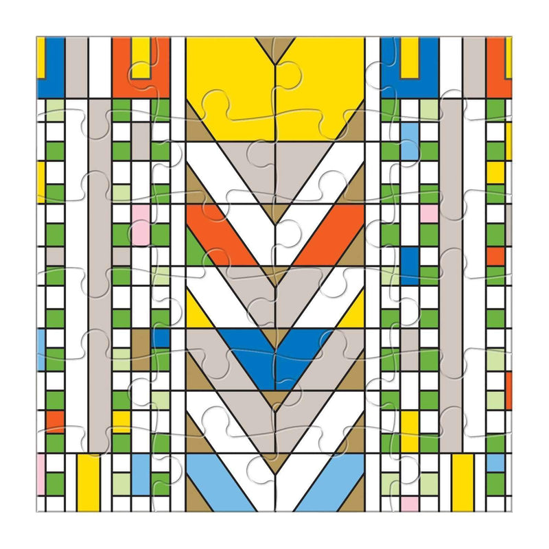 Frank Lloyd Wright Wooden Puzzle Set Wooden Puzzle Sets Galison 