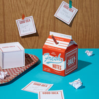 Fresh Ideas Milk Carton Note Set Brass Monkey 